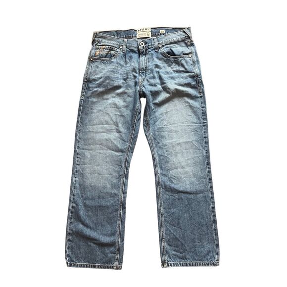 Ariat M5 Straight Fit Men’s Jeans Size 36x30 - Medium Wash Denim - Picture 1 of 5